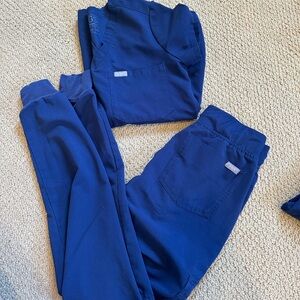 Figs navy blue scrubs size xxs